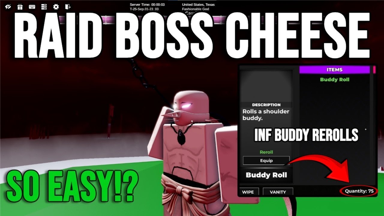 [TYPE SOUL] Raid Boss CHEESE (EASY)