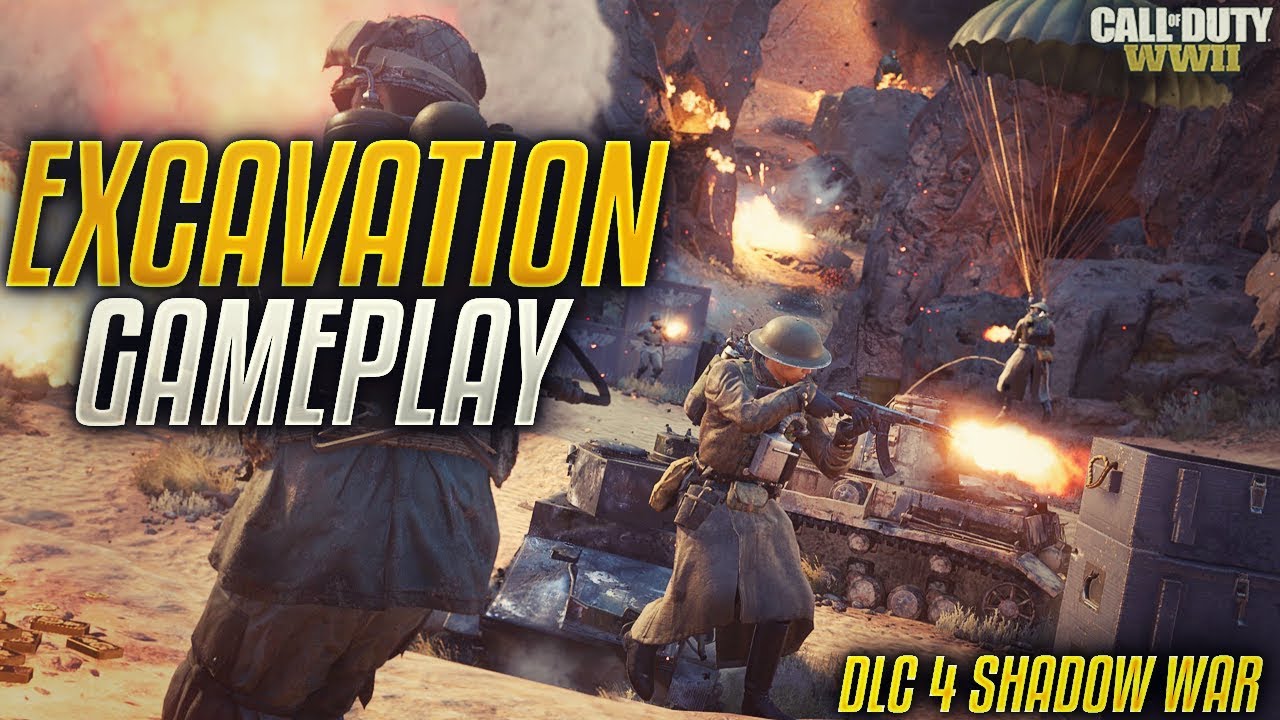 *NEW* DLC MAP EXCAVATION // COD WW2 GAMEPLAY