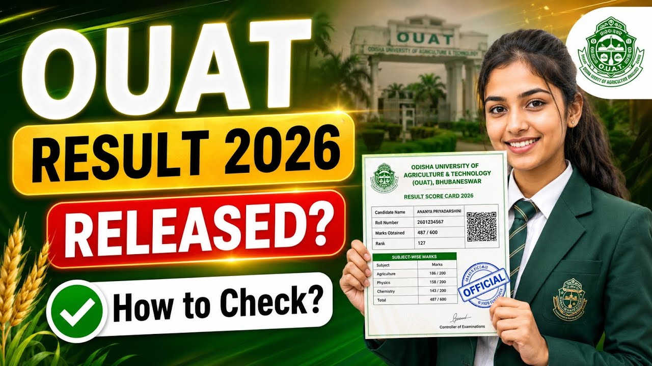 ouat result 2026 | ouat ug rank card 2026