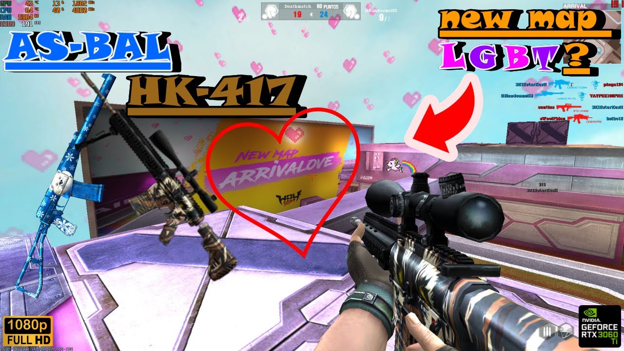 WOLFTEAM | HK-417 WOLF & ASBAL-OSB | El mejor dúo de armas de Oro?😨( GRAFICOS EN ULTRA y AL MAXIMO )
