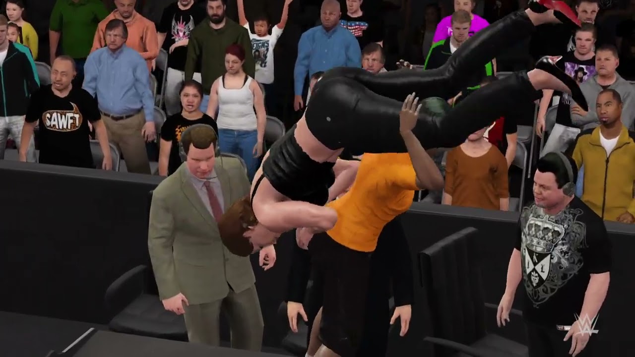 WWE 2K16: Low blow To Funky Anna Zynda