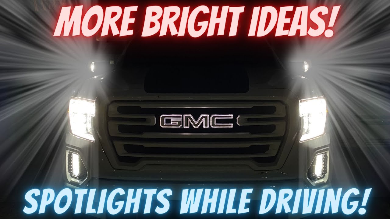 Boost Auto Parts High Beam + Spot Light Mod! GMC Sierra & Chevy Silverado (2019-2025)