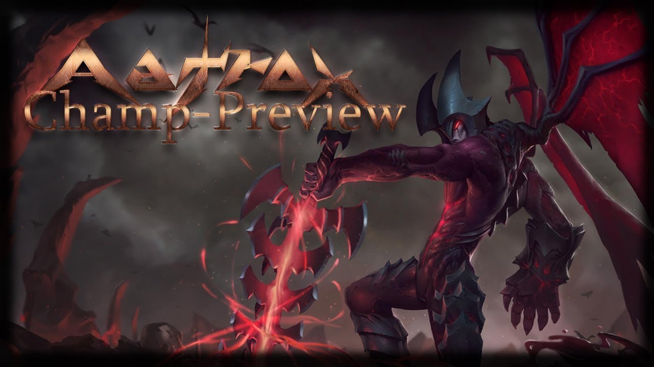 League Preview - LoL Aatrox Gameplay - The Darkin Blade Abilities Preview! (Champion Spotlight)