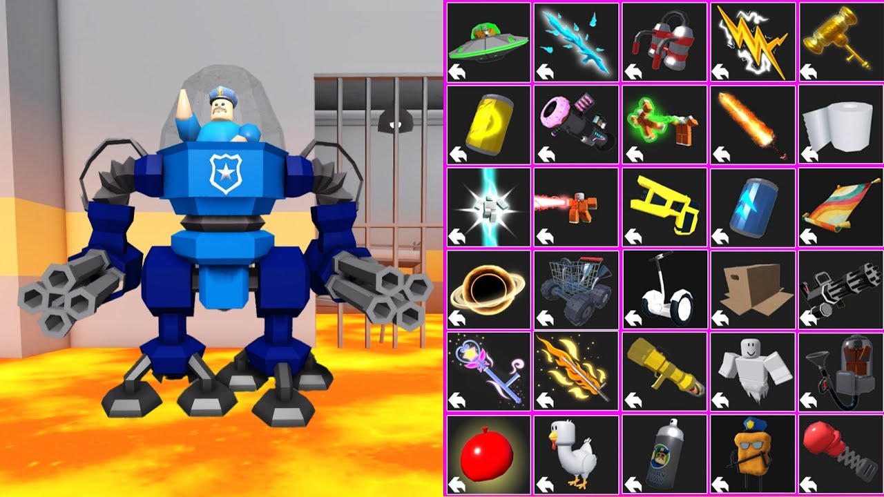 🚨BARRY'S PRISON RUN! LAVA MODE - MECH Obby Full Gameplay #roblox 