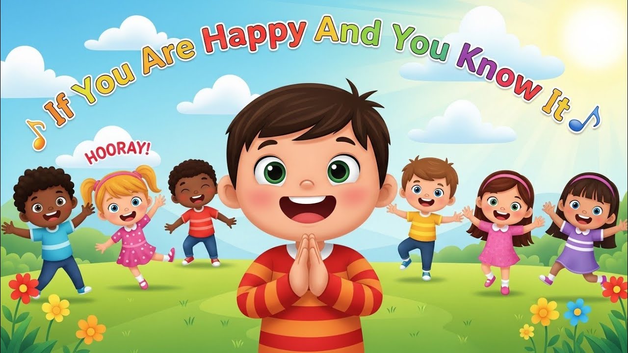 If you're Happy And You Know It |Action Song For Children's|Nursery Rhymes & Kids Song 