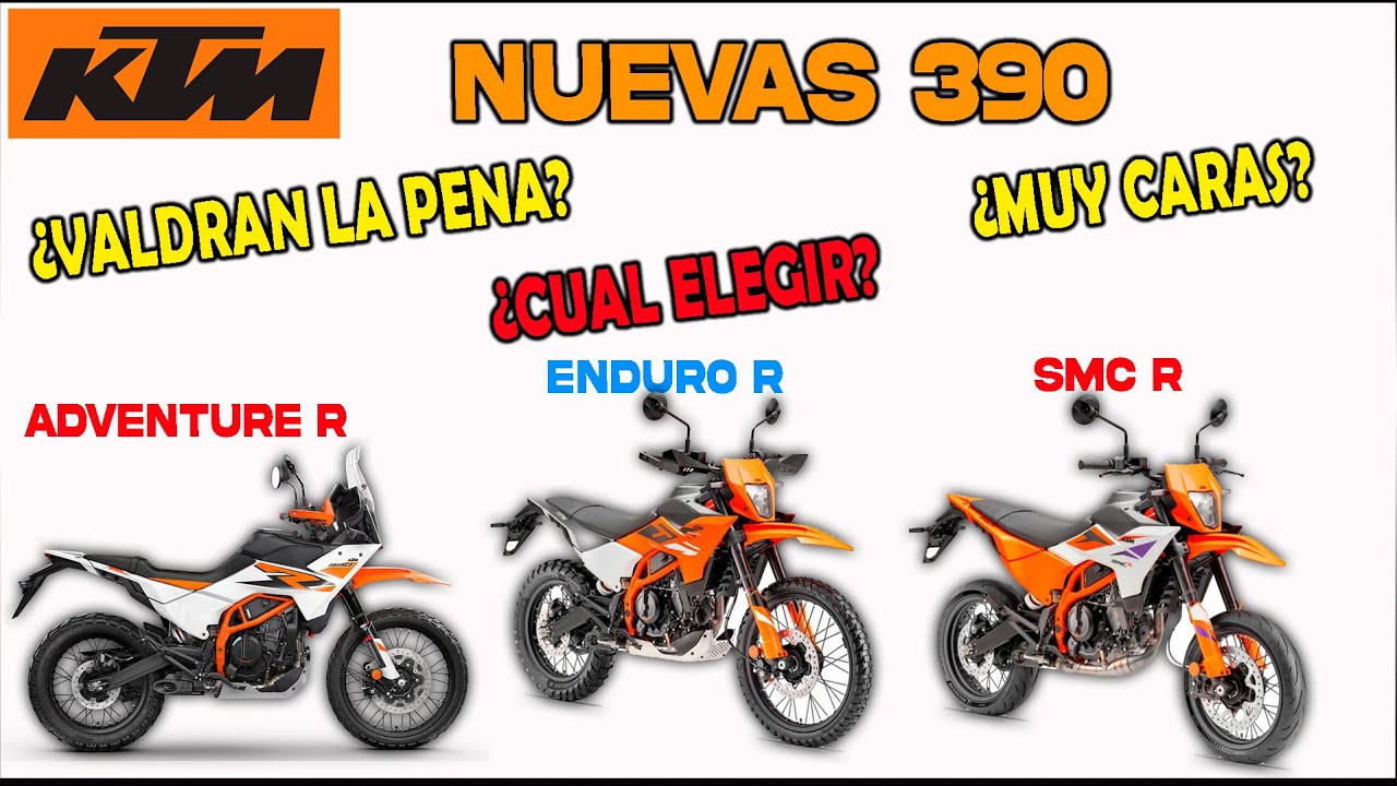 ❌Que difícil ELECCIÓN / estas son las nuevas versiones de KTM 390 2.025 🏁💰