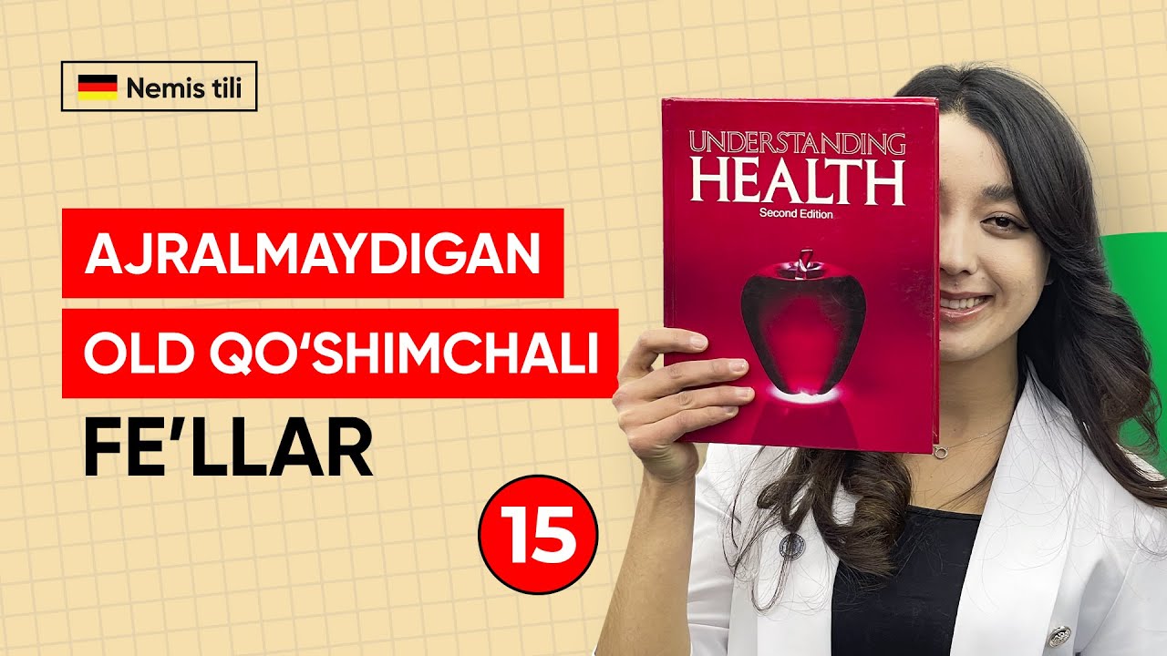 Ajralmaydigan old qo'shimchali fe'llar | 15-dars | Nemis tilini 0 dan o'rganish