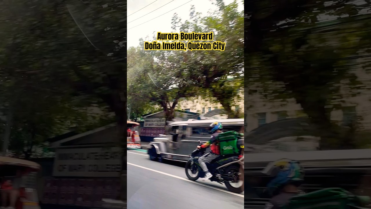 Aurora Boulevard, Do&ntilde;a Imelda #quezoncity #philippines🇵🇭 #sanlakadnyo #driving #drivingtour