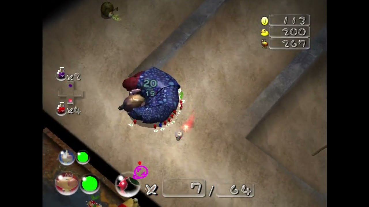 PIKMIN 2 Colossal Caverns - All Treasures attempt #15