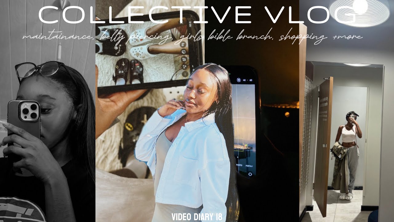 COLLECTIVE VLOG|maintenance, crocs unboxing,new wig,girls bible brunch| SA Youtuber