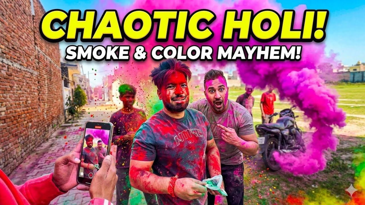 The CRAZIEST Holi Celebration! (After 12 Years!) | Vlog 99
