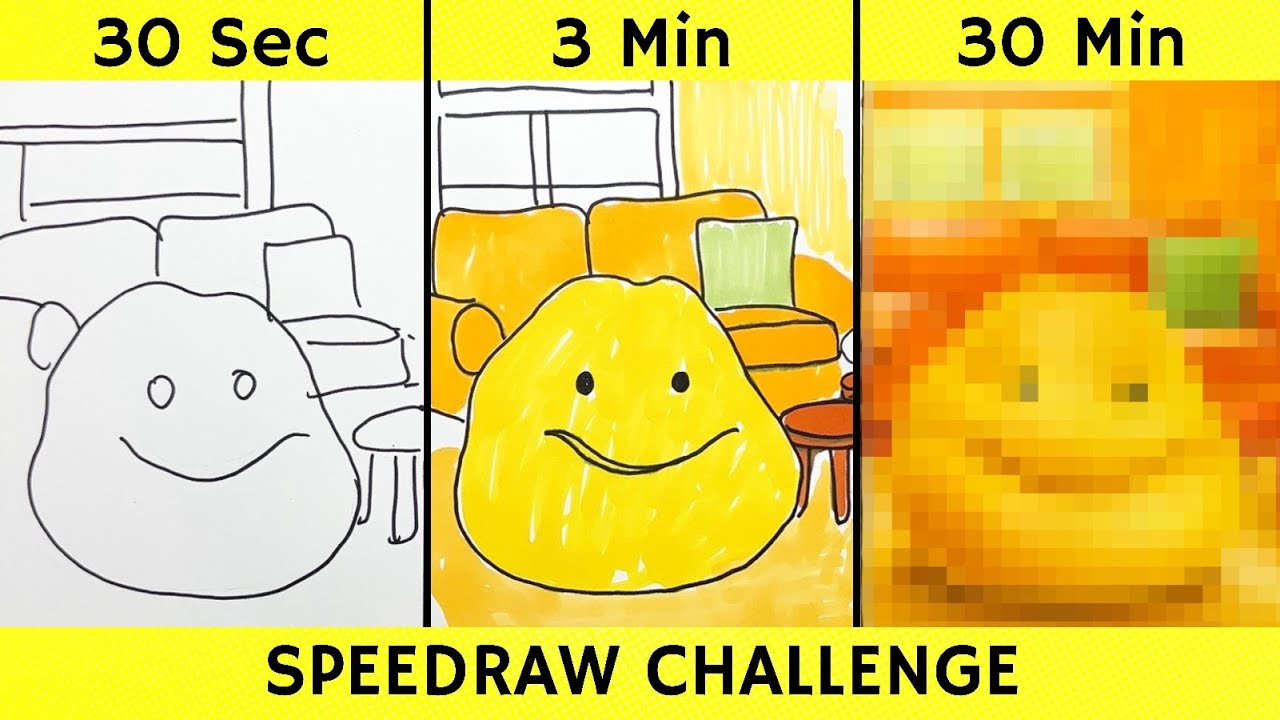 Рисование Йонииии за 30 сек, 3 мин и 30 мин | Эволюция Brainrot | Fendraw