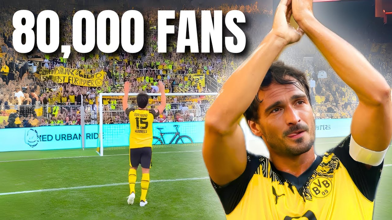 Mats Hummels Bids Farewell to 80,000 Borussia Dortmund Fans