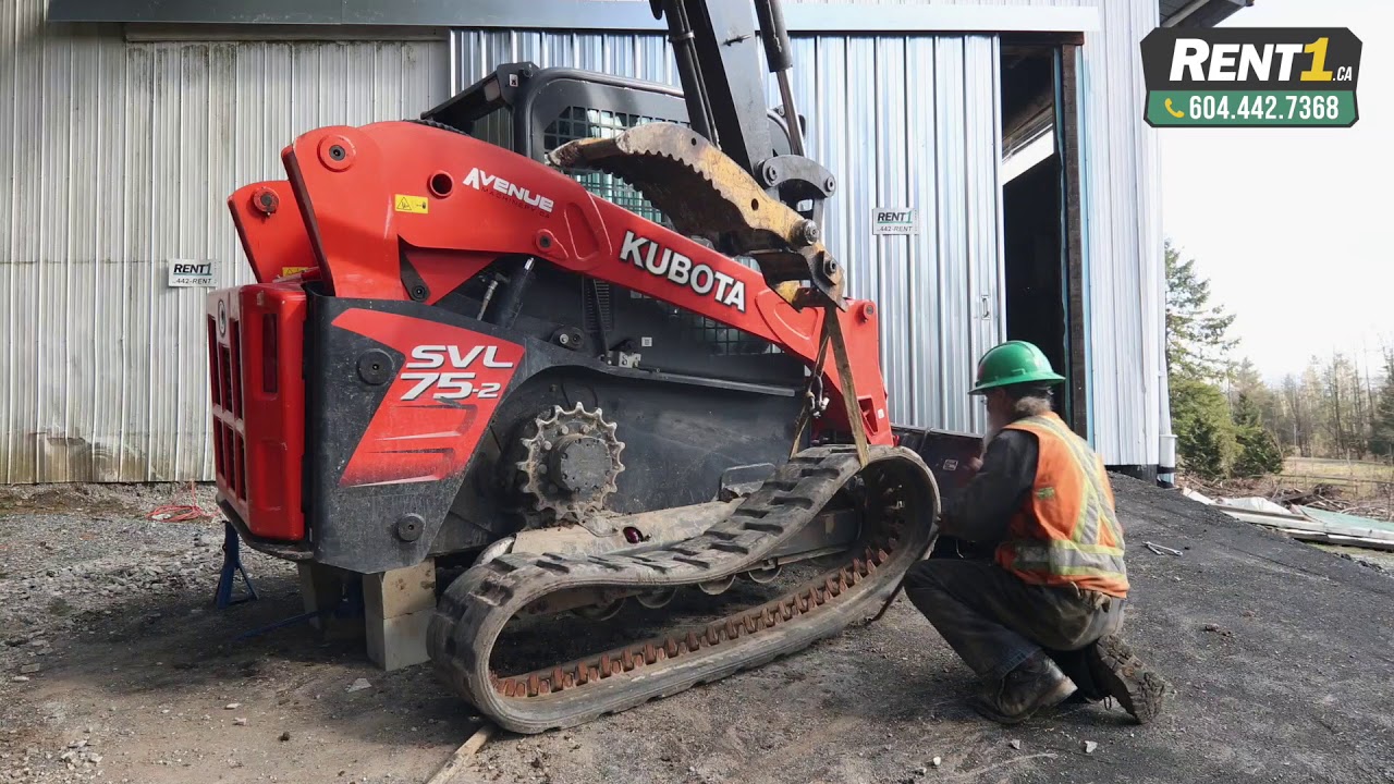 Replacing Tracks On A Kubota SVL75