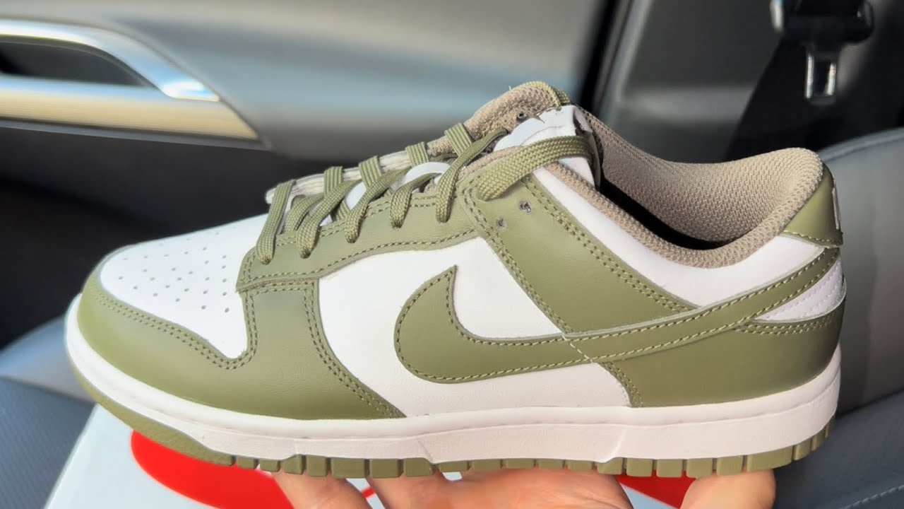 Nike Dunk Low Medium Olive Womens Shoes