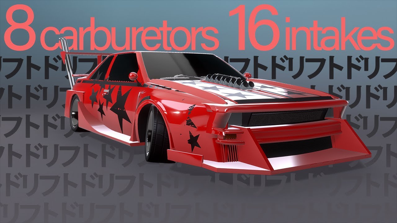 V16 Bōsōzoku Drift Car Build - (Automation + BeamNG.drive)