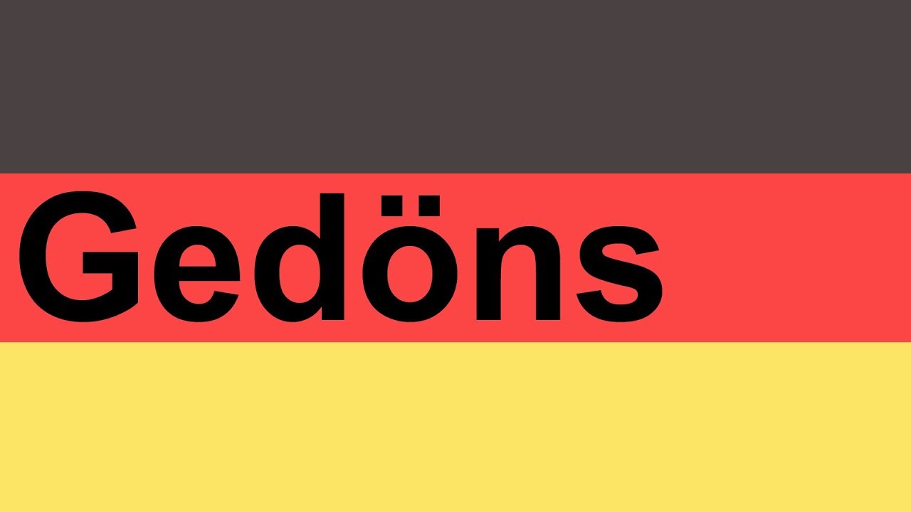 Gedöns – Great German Words #1
