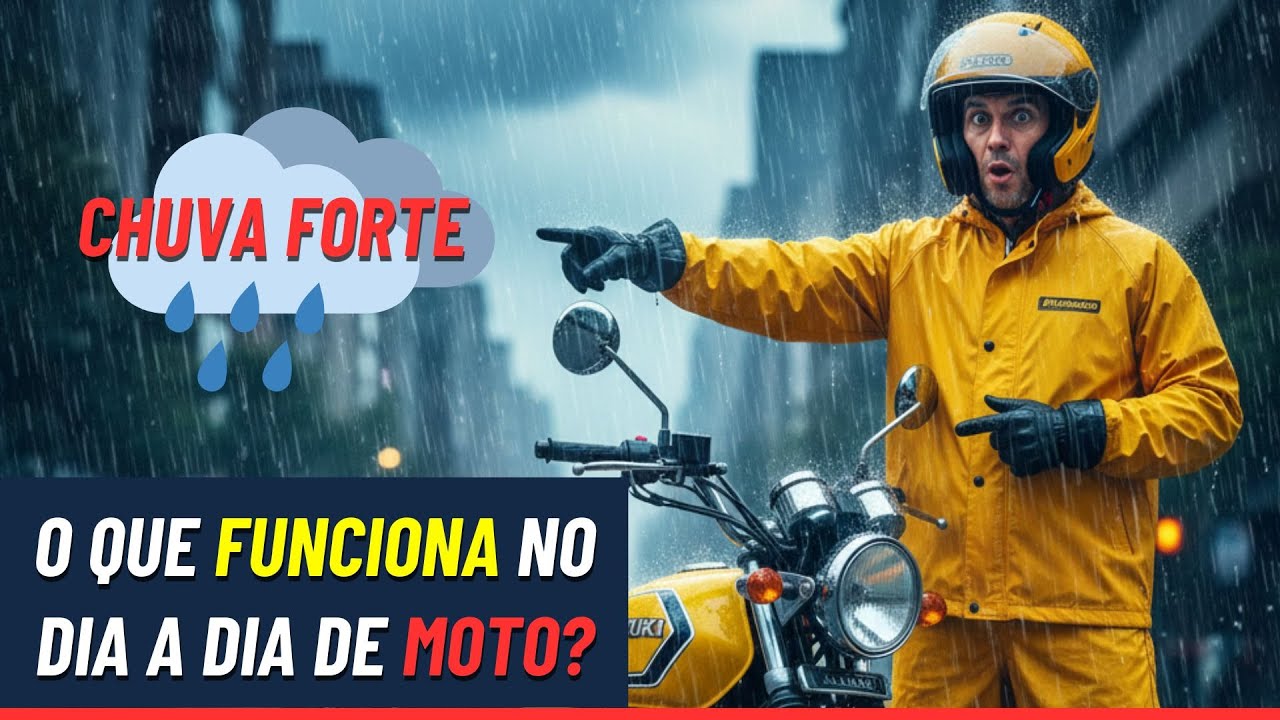 Chuva, Frio e Enchente: O Que Usar na Moto no Dia a Dia (Teste Real)