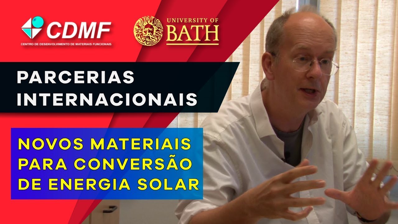 Conv&ecirc;nio entre CDMF e Universidade de Bath-UK