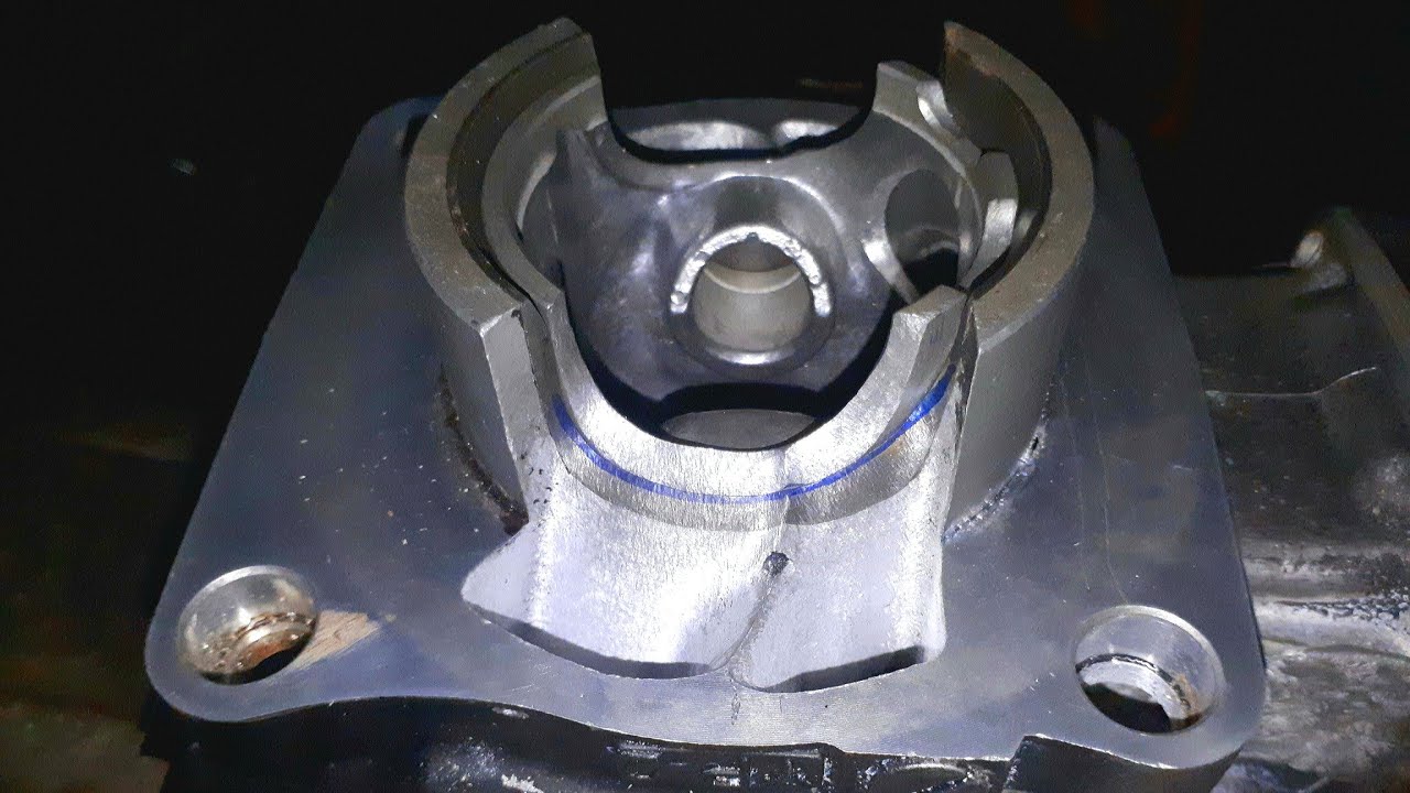 PORTING MEDIUM road race RX KING Dasyatt !!! Cara mudah buret kubah head RX KING !!! Tips korek 2tak