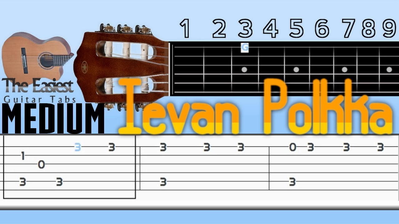 Eino Kettunen - Ievan Polkka Guitar Tab I