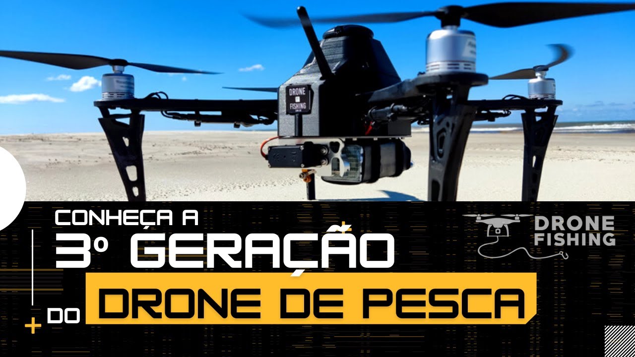 LANÇAMENTO - Chegou a 3º Geração Drones de Pesca Drone Fishing Brasil