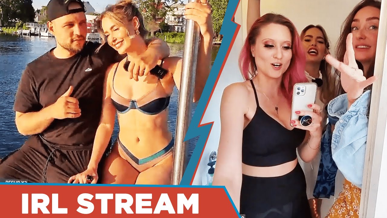 Elena überrascht Slavik auf Hausboot! 😍 IRL Stream mit Cherry, Gia & Elena | Slavik Highlights