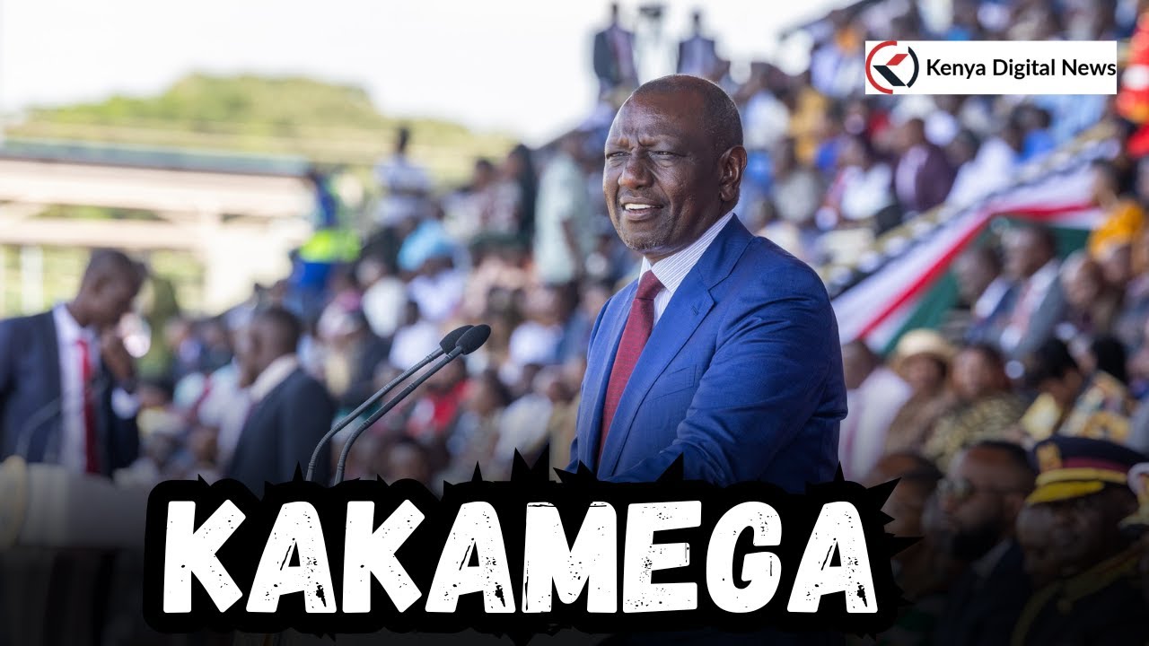 LIVE: President Ruto Gracing Youth International Day in Kakamega County!!