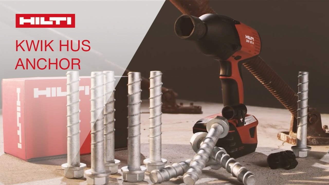 DEMO of the Hilti Kwik HUS screw anchor and reusability gauge