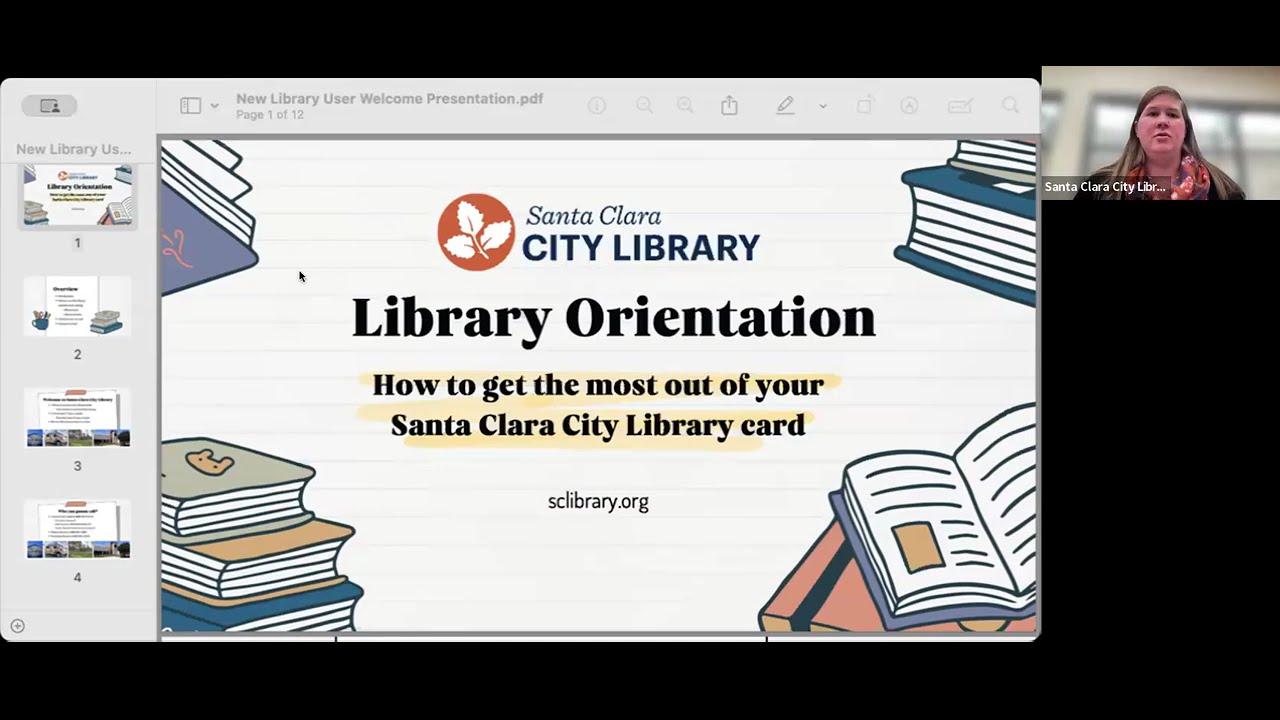 Santa Clara City Library Orientation - January 2026