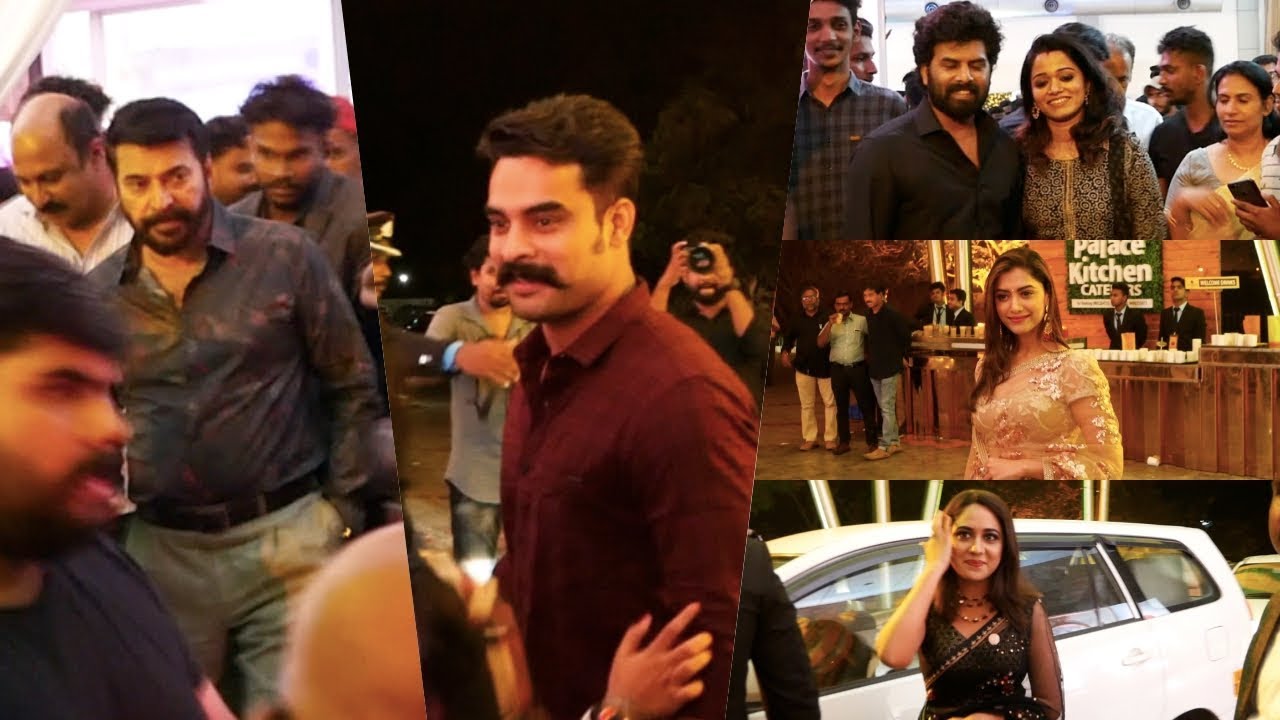 താര സമ്പന്നമായ് | Pearle Maaney Wedding Reception Celebrity's Stylish Entry