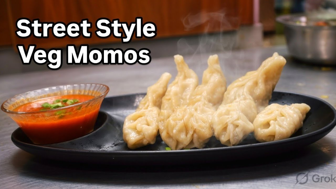 இட்லி சட்டிலேயே Street Style Veg Momos 🥟🤤 & Spicy Momos Chutney Recipe🥵