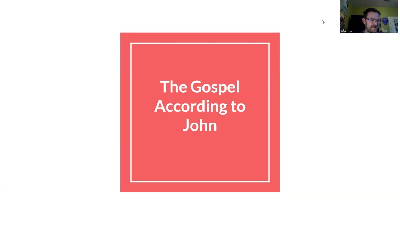 Background of the Gospel of John