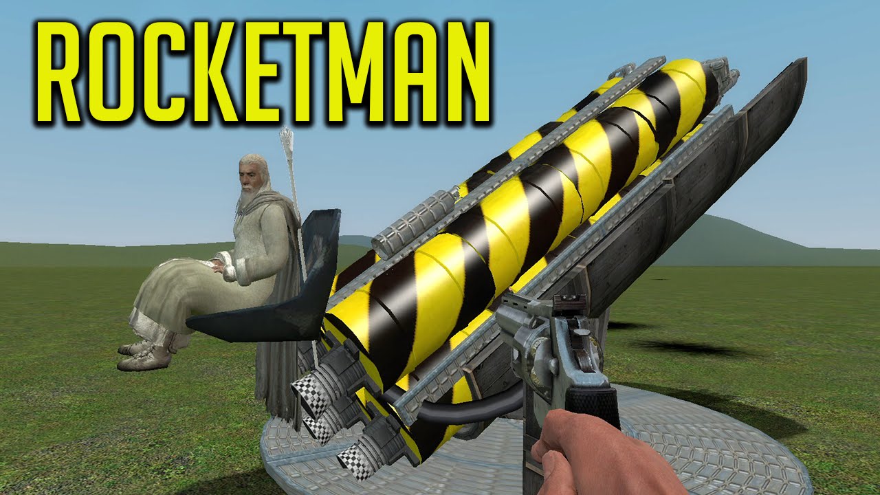 ROCKET MAN! Building A Rocket- Gmod Sandbox.