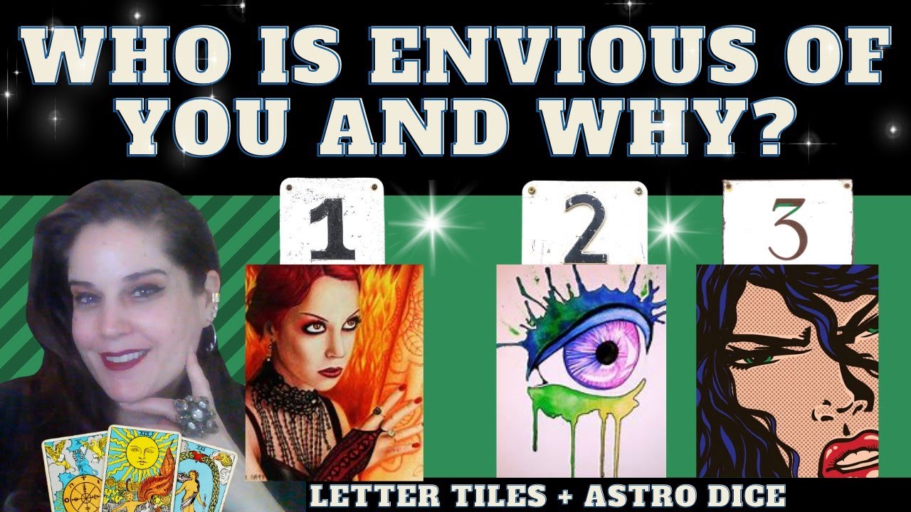 WHO IS ENVIOUS OF YOU AND WHY? 🔮TAROT PICK A CARD (+initials & Astro Dice) WHO IS JEALOUS OF YOU?