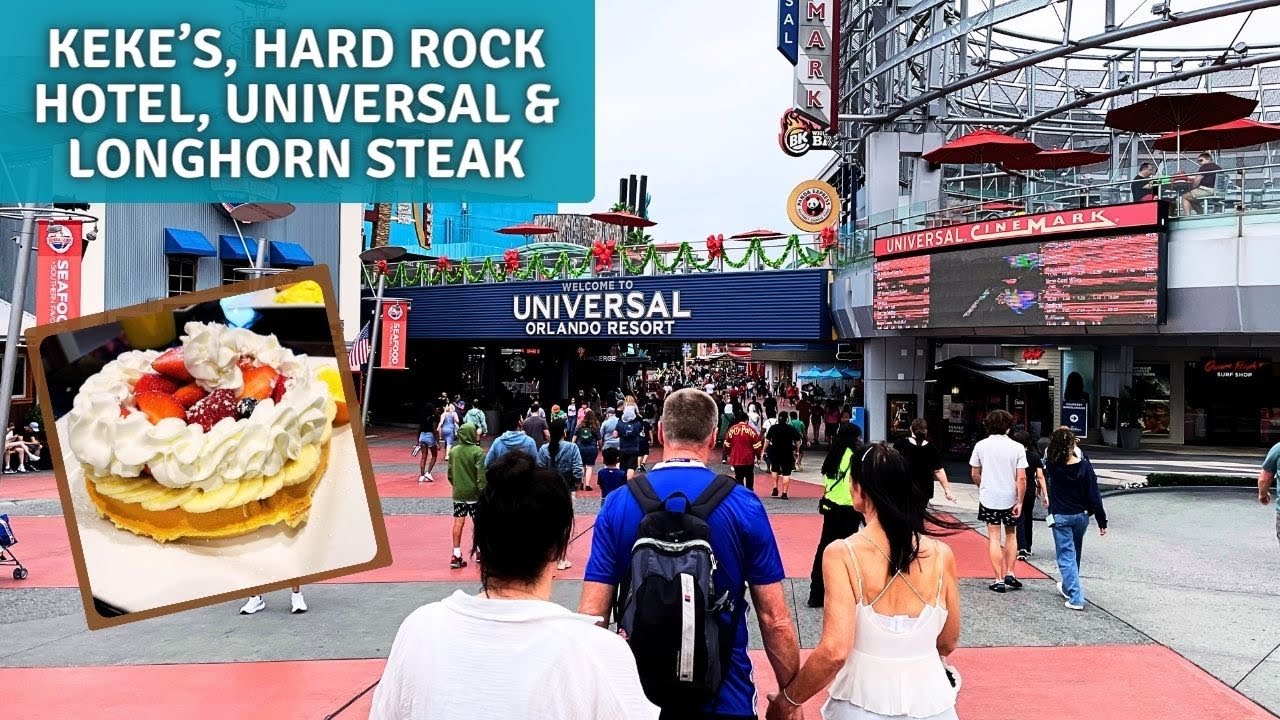 Day 2 KeKe’s breakfast, Universal, Macy's Parade and Steak! (2023)
