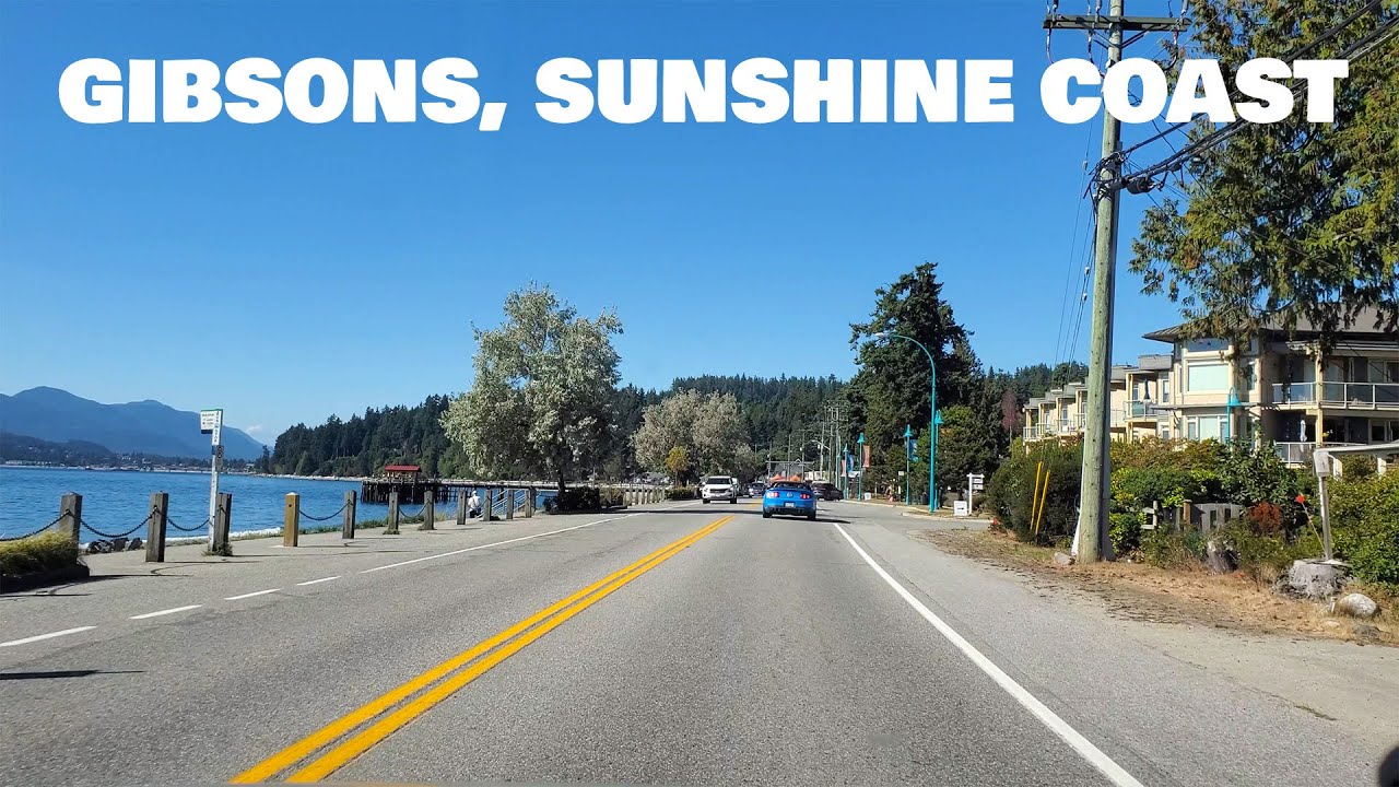 Extra: Car Tour through Gibsons in Sunshine Coast, British Columbia, Canada 🌞