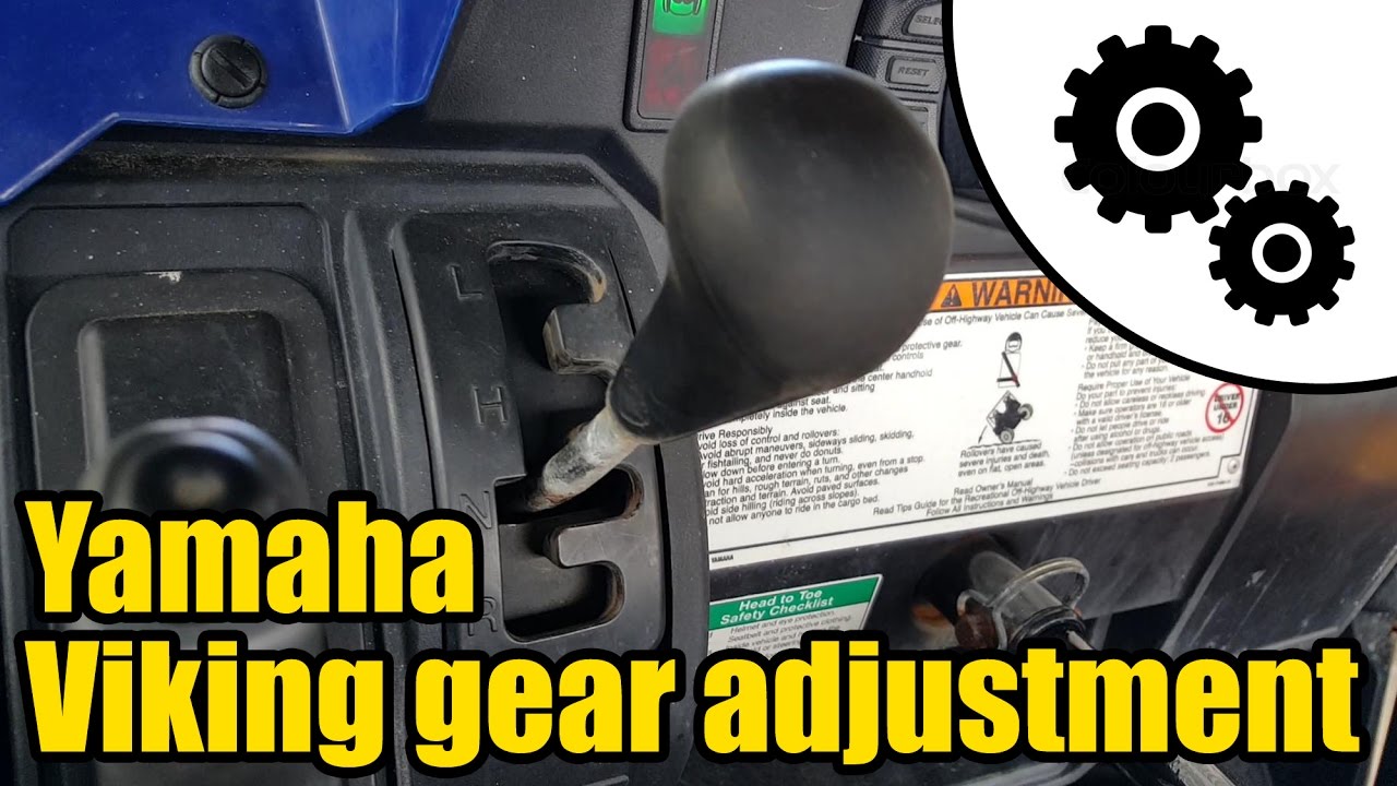 Yamaha Viking external gear selector adjustment #1015
