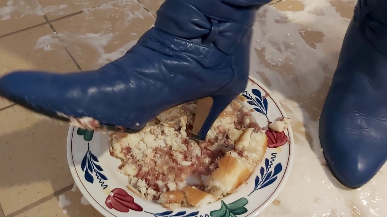 making a mess.  with blue boots by jane