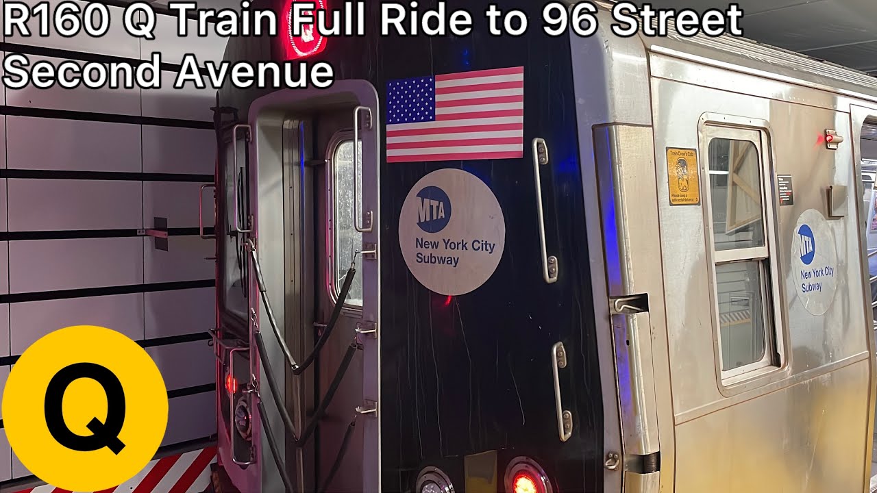 R160 Q Train Full Ride to 96 Street