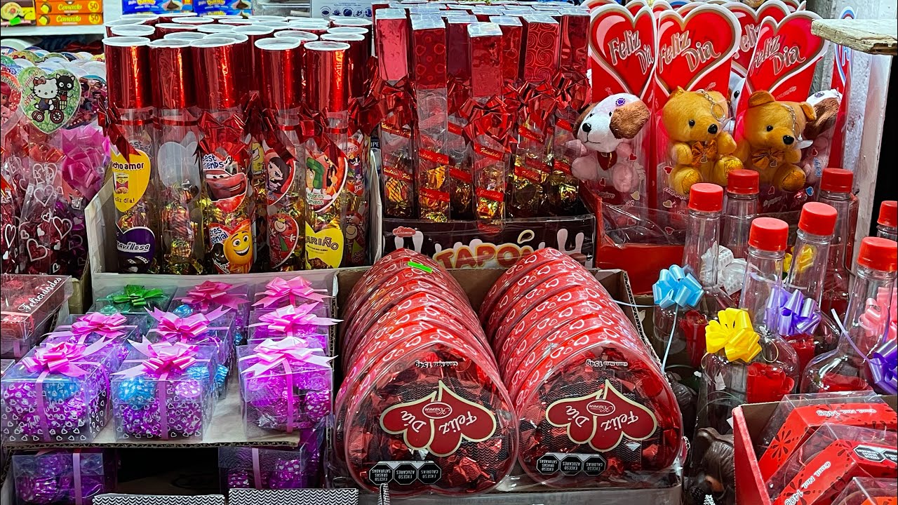 🍫 Desde $1 peso REGALOS 14 de FEBRERO | Chocolates/Paletas/Bombones | Mercado de DULCES CENTRO CDMX