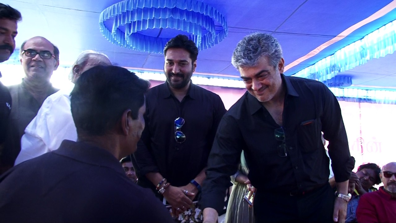 Actor Thala Ajith Kumar in Nadigar Sangam Silent Jallikattu Protest Part 14