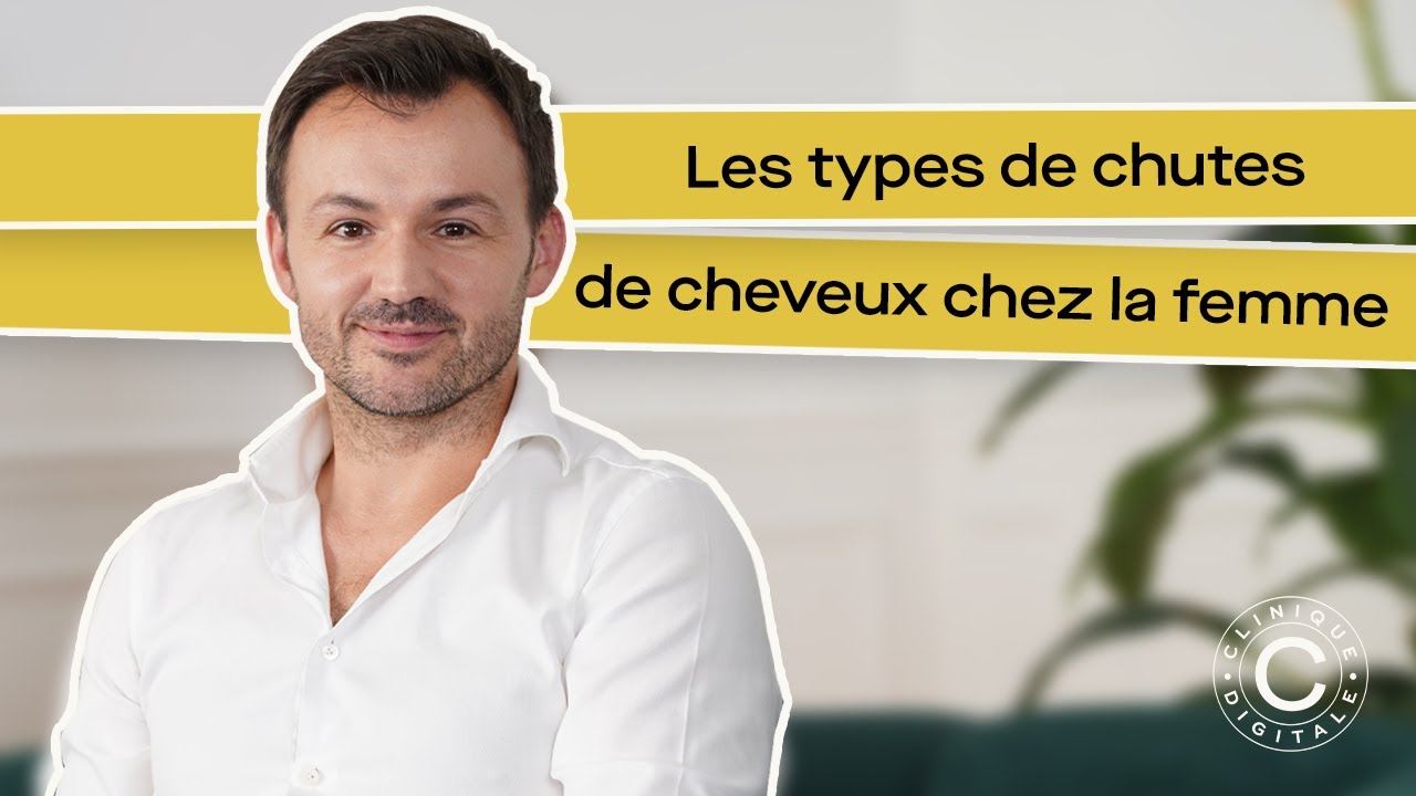 Les types de chutes de cheveux chez la femme