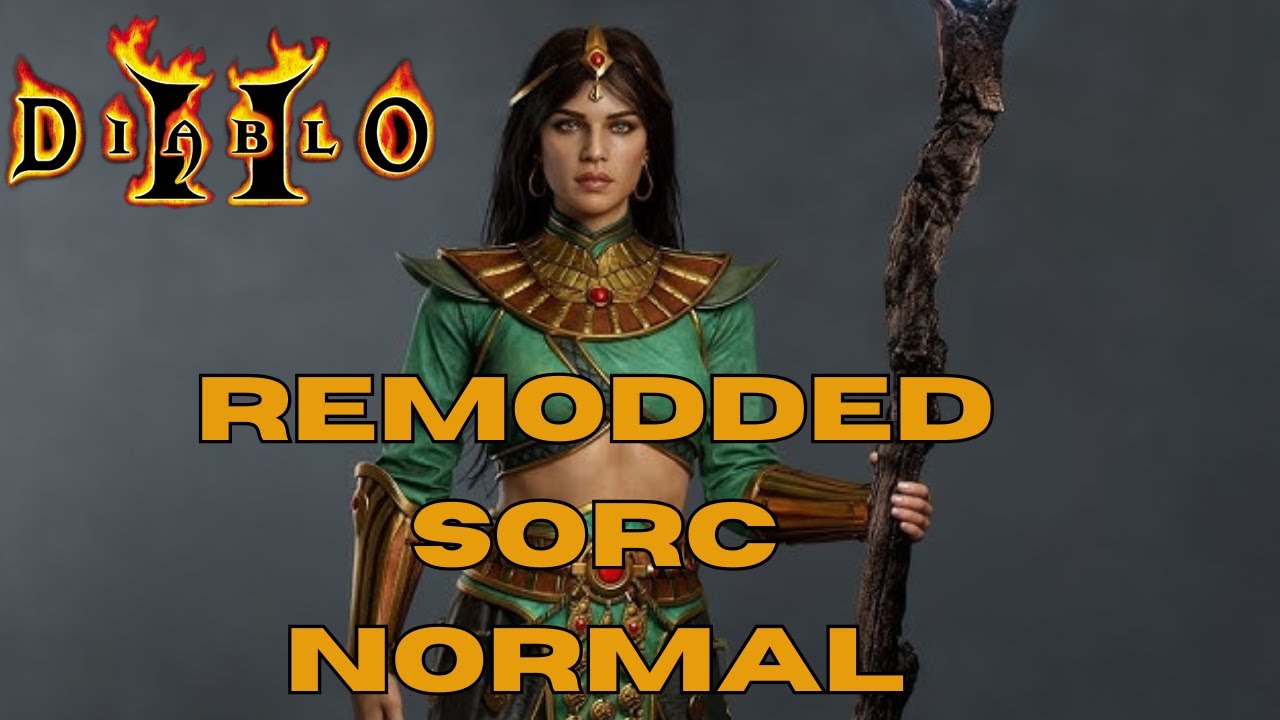 Diablo 2 ReModded | Guided Playthrough | Lightning Sorceress Part Normal