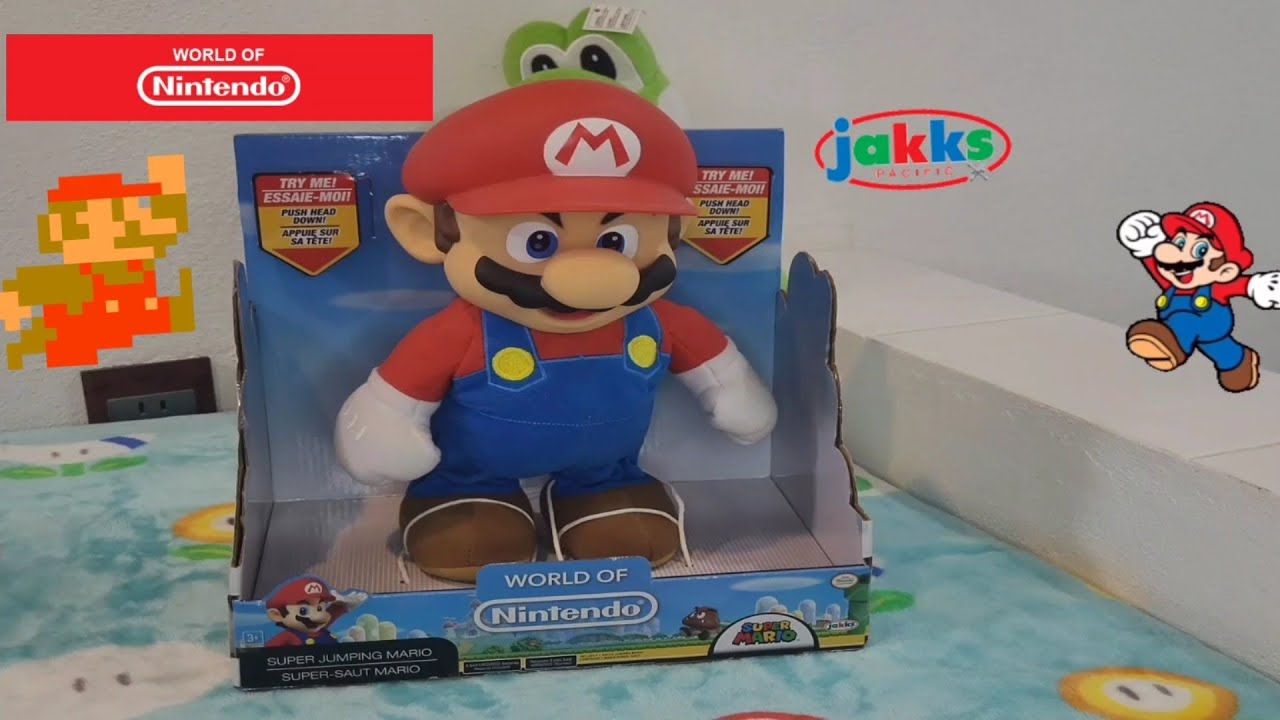 Unboxing Super Jumping Mario Jakks Pacific