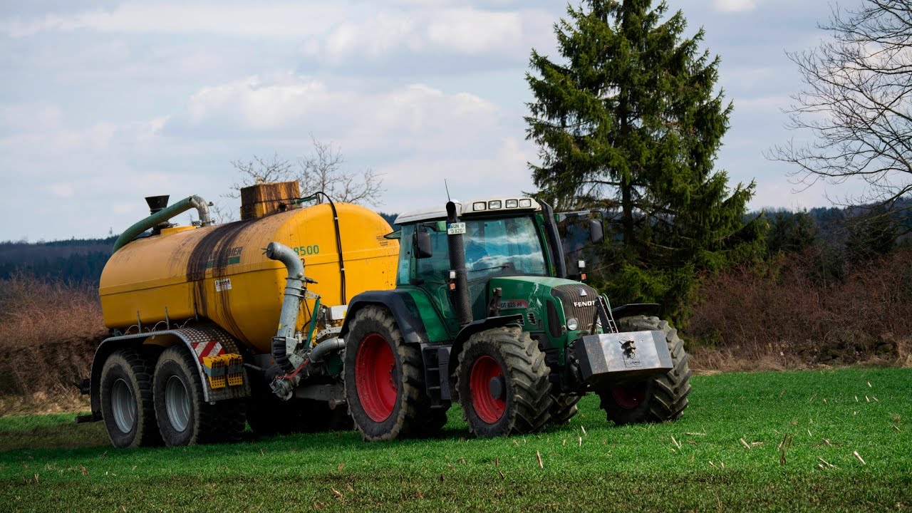 Fendt Vario 820 + Zunhammer 18500l || Substrat fahren