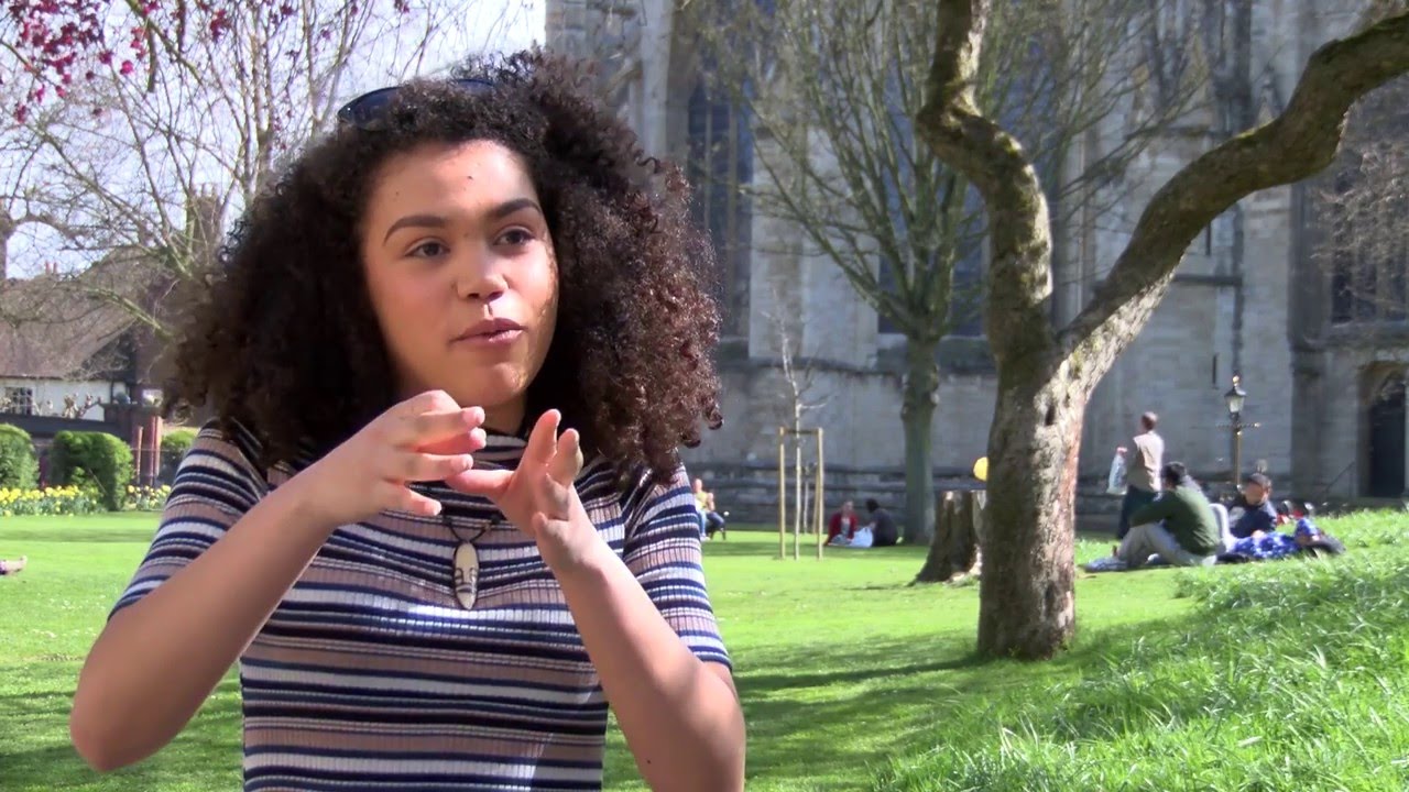 York Minster Mystery Plays - Ruby Barker interview.