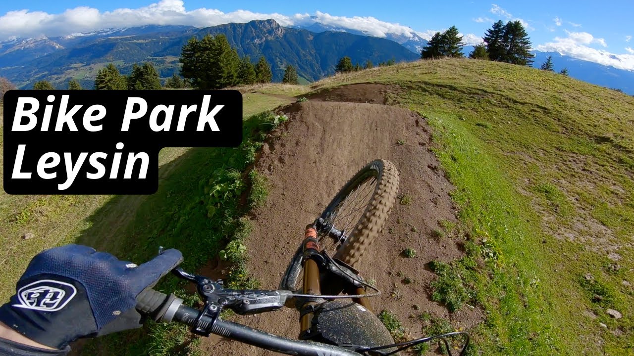 Riding on Grease at Leysin Bike Park