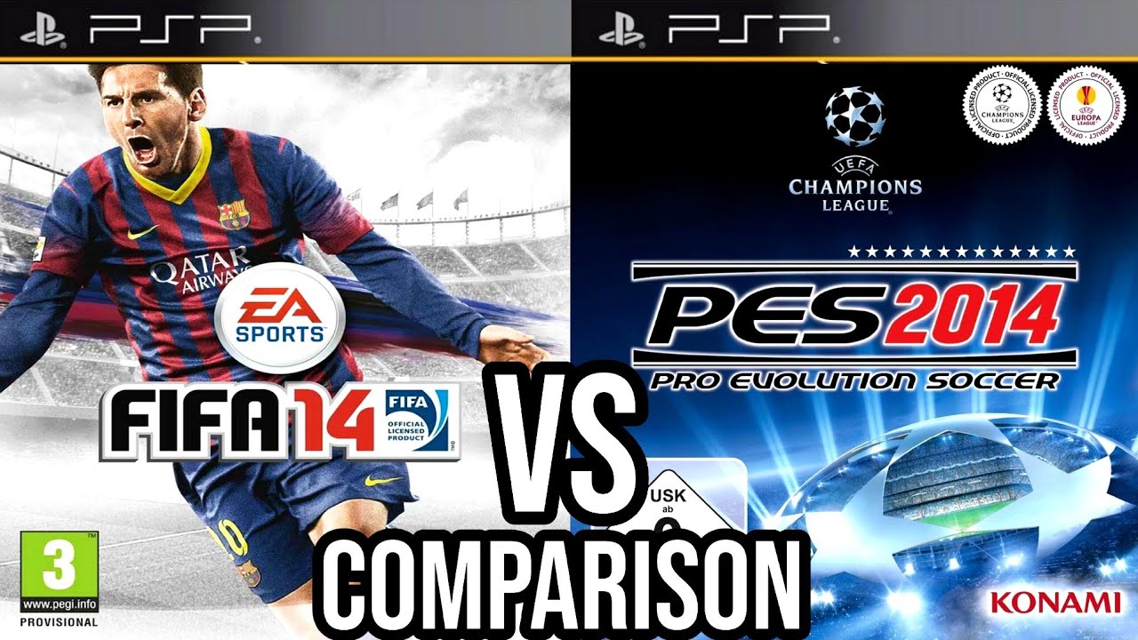 FIFA 14 Vs PES 2014 PSP