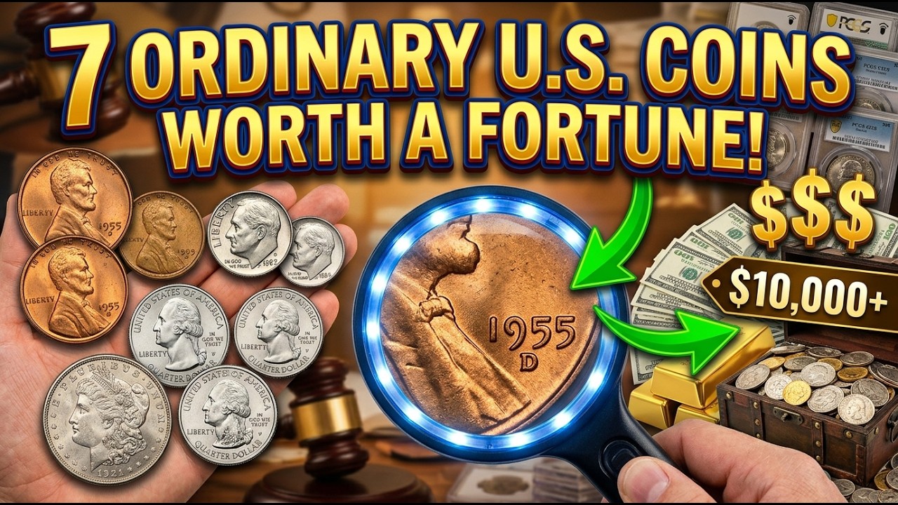 7 Everyday U.S. Coins Worth a Fortune:The Secret Pocket Change Treasures Collectors Are Hunting Down